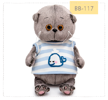 Басик беби в майке с китёнком