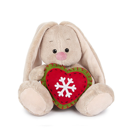 Зайка Ми с новогодним сердечком