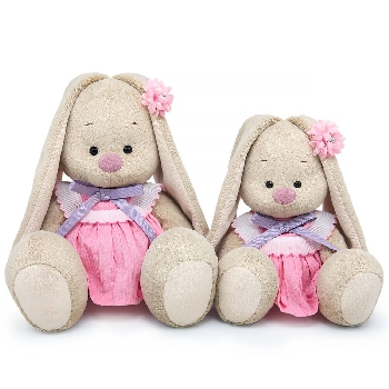 Зайка Ми в платье с лавандовым бантом