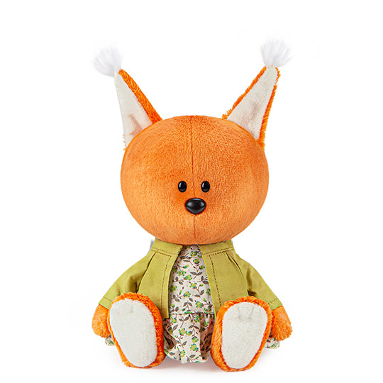 Белка  Бика в платье и курточке