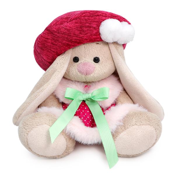 Зайка Ми в юбке и малиновом берете