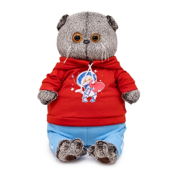 Басик в красном спортивном костюме