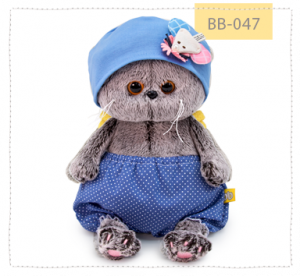 Басик беби в шапочке с мышкой