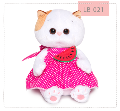 Ли-Ли беби в розовом сарафане и с арбузиком