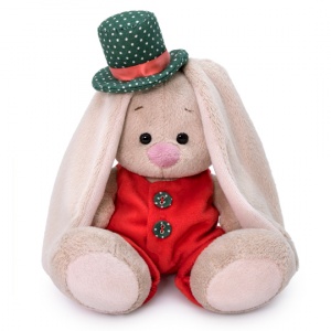 Зайка Ми в красном комбинезоне