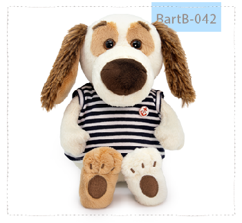 Бартоломей беби в полосатой майке с якорем