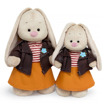 Зайка Ми в косухе из эко-замши