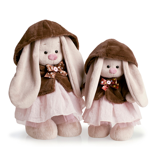 Зайка Ми в коричневой шубке