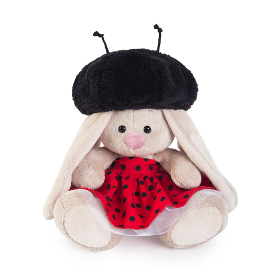 Зайка Ми в костюме божьей коровки