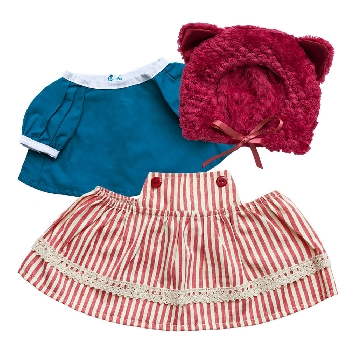 Сарафан и шапка с ушками