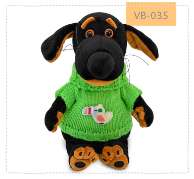 Ваксон беби в вязаном жилете