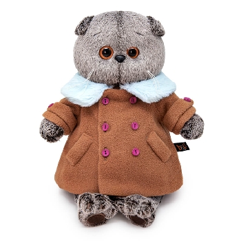 Басик в флисовом пальто