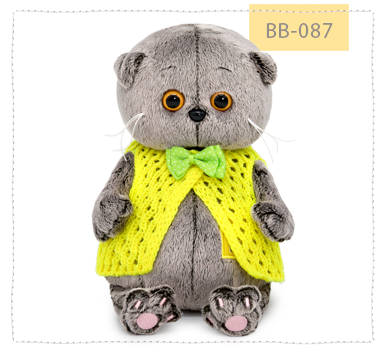 Басик беби в вязаном жилете