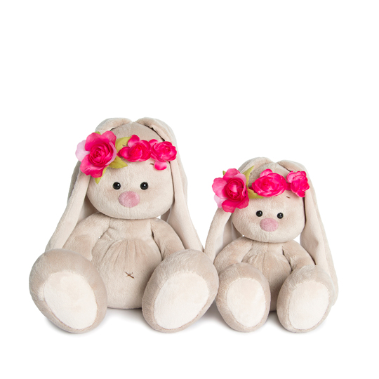 Зайка Ми в повязке с цветами