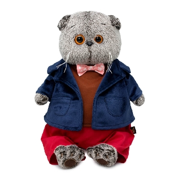 Басик в синем бархатном пиджаке