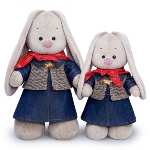 Зайка Ми в джинсовом платье