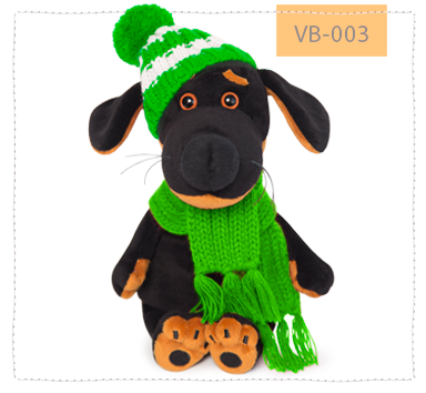 Ваксон беби в шапочке и шарфе