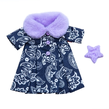 Пальто с меховым воротником