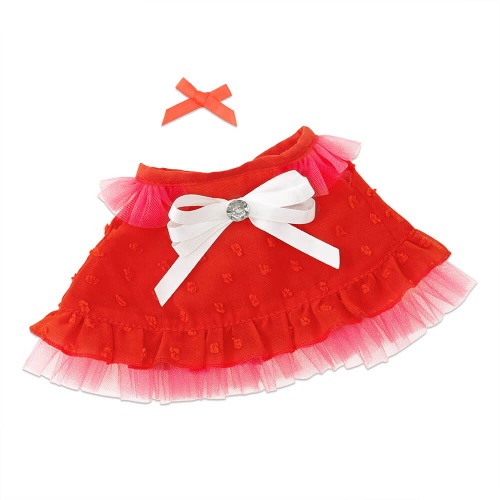 Платье с белым бантом